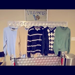 Men’s cotton v-neck sweaters